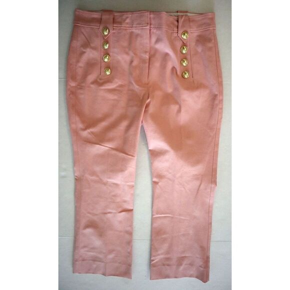 Derek Lam Pants - Derek Lam 10 Crosby Women's Sz 16 Mellow Pink Robertson Crop Flare Pants